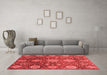 Modern Red Washable Rugs