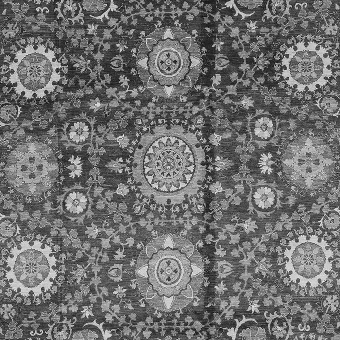 Machine Washable Abstract Gray Modern Rug, wshabs3948gry