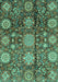 Abstract Turquoise Modern Rug, abs3948turq