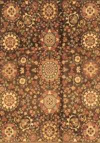 Abstract Brown Modern Rug, abs3948brn