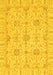 Machine Washable Oriental Yellow Traditional Rug, wshabs3949yw