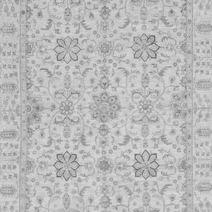 Machine Washable Oriental Gray Traditional Rug, wshabs3949gry