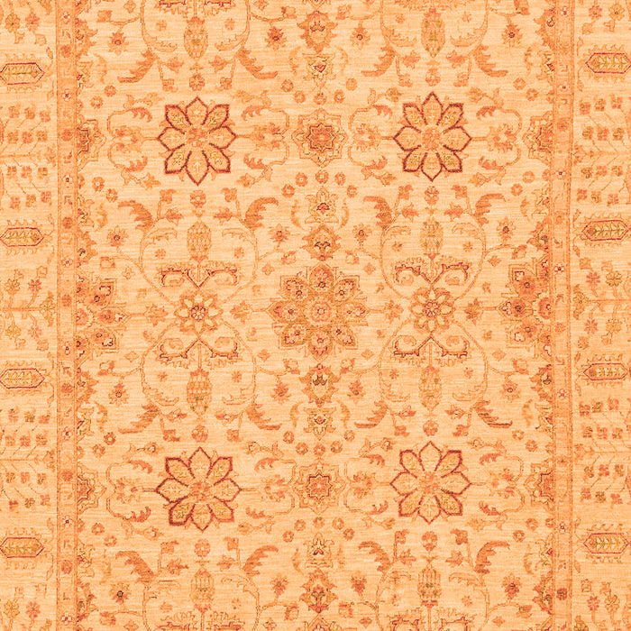 Oriental Orange Traditional Rug, abs3949org