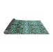 Sideview of Abstract Light Blue Modern Rug, abs394lblu