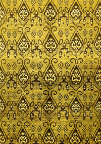 Abstract Yellow Modern Rug, abs394yw