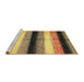 Sideview of Machine Washable Abstract Yellow Rug, wshabs395