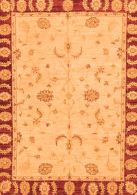 Abstract Orange Modern Rug, abs3950org