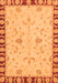 Abstract Orange Modern Rug, abs3950org