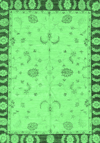 Abstract Emerald Green Modern Rug, abs3950emgrn