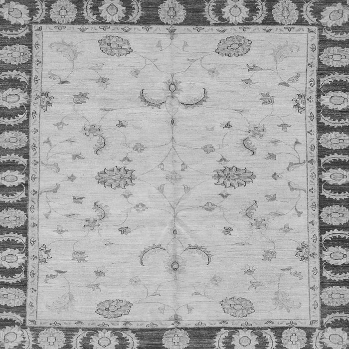 Square Machine Washable Abstract Gray Modern Rug, wshabs3950gry