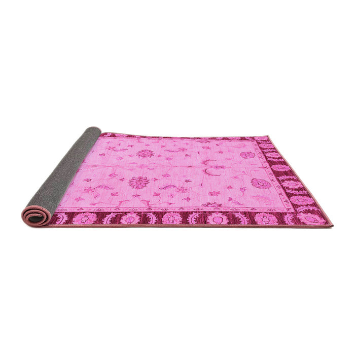 Sideview of Abstract Pink Modern Rug, abs3950pnk
