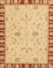 Machine Washable Abstract Orange Rug, wshabs3950