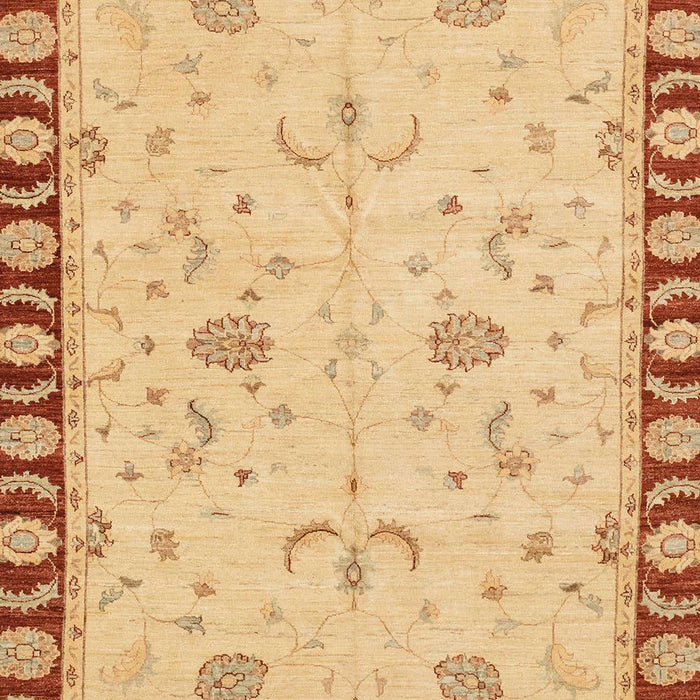 Machine Washable Abstract Orange Rug, wshabs3950