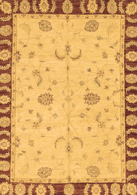 Abstract Brown Modern Rug, abs3950brn