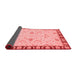 Abstract Red Modern Area Rugs