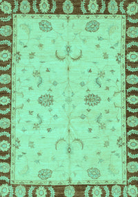 Abstract Turquoise Modern Rug, abs3950turq