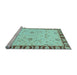 Sideview of Machine Washable Abstract Light Blue Modern Rug, wshabs3950lblu