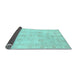 Sideview of Oriental Light Blue Traditional Rug, abs3951lblu