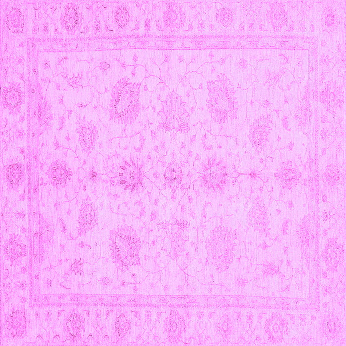 Square Oriental Purple Traditional Rug, abs3951pur