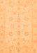 Oriental Orange Traditional Rug, abs3951org