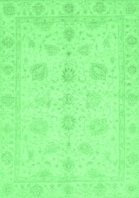 Oriental Emerald Green Traditional Rug, abs3951emgrn