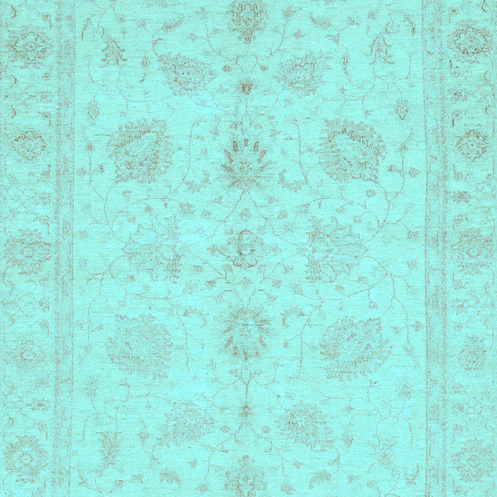Machine Washable Oriental Light Blue Traditional Rug, wshabs3951lblu