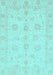 Oriental Light Blue Traditional Rug, abs3951lblu