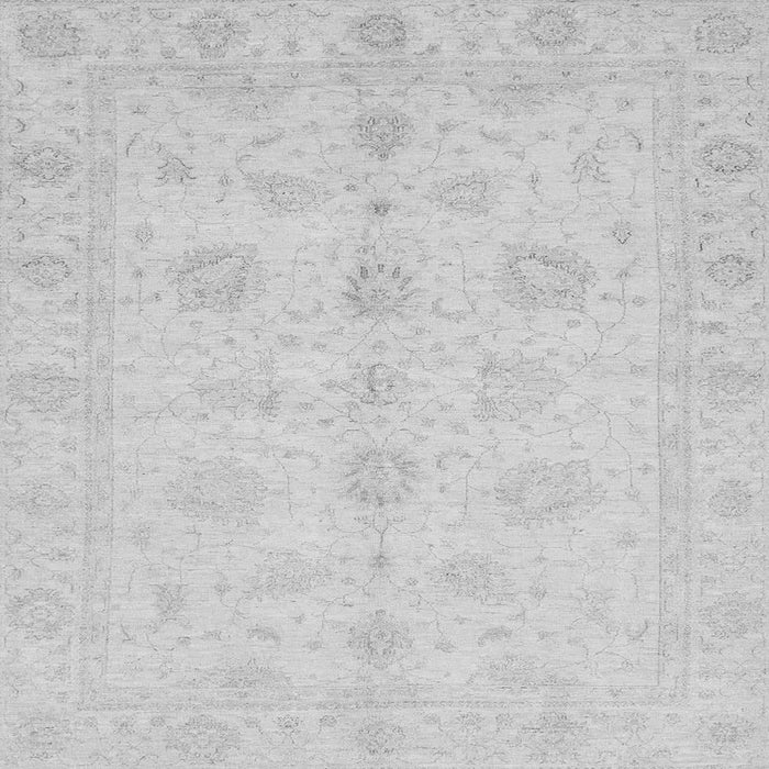 Square Oriental Gray Traditional Rug, abs3951gry