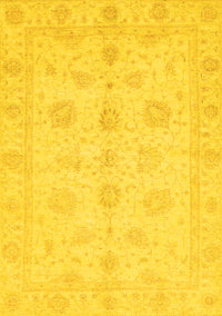 Oriental Yellow Traditional Rug, abs3951yw