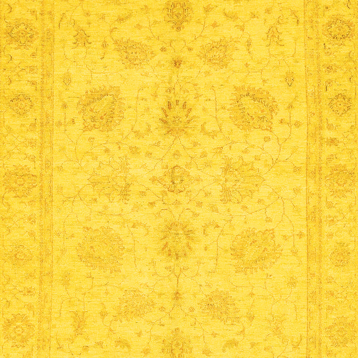Oriental Yellow Traditional Rug, abs3951yw