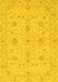 Oriental Yellow Traditional Rug, abs3952yw