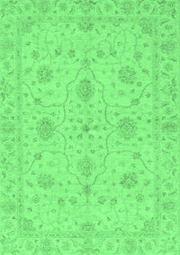 Oriental Emerald Green Traditional Rug, abs3952emgrn