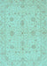 Oriental Light Blue Traditional Rug, abs3952lblu