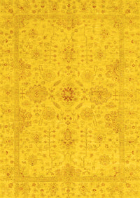 Oriental Yellow Traditional Rug, abs3953yw