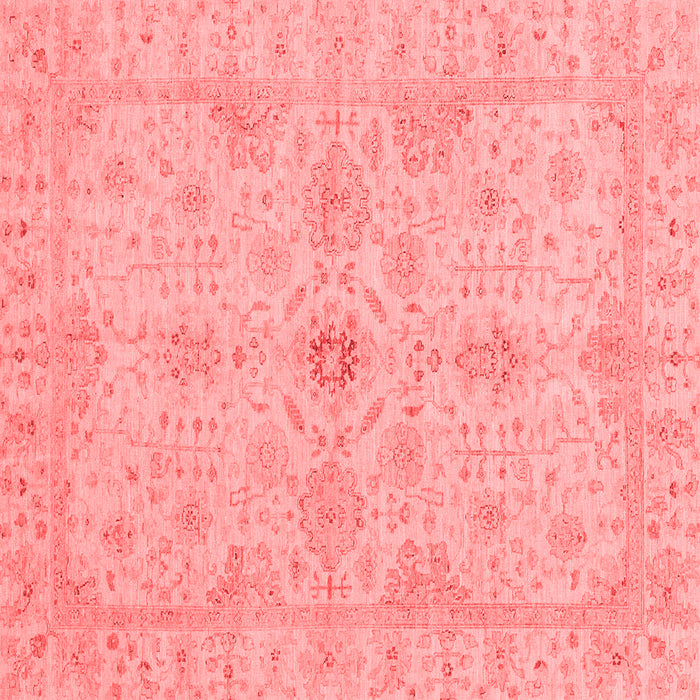 Machine Washable Oriental Red Traditional Rug, wshabs3953red