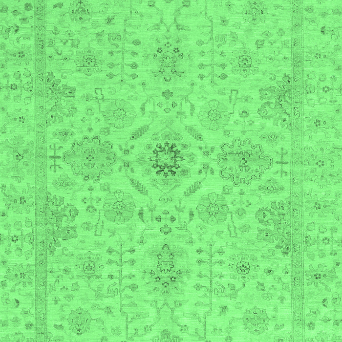 Oriental Emerald Green Traditional Rug, abs3953emgrn