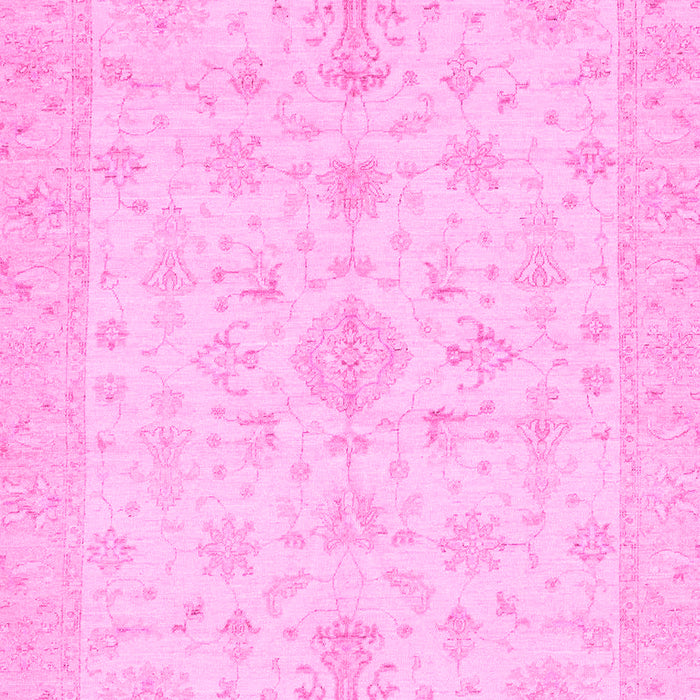 Machine Washable Oriental Pink Traditional Rug, wshabs3954pnk