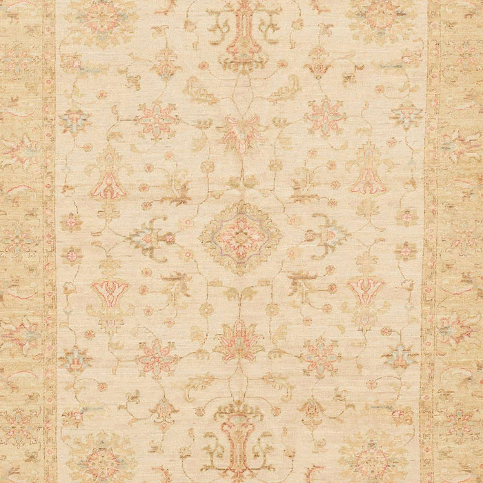 Machine Washable Abstract Brown Gold Rug, wshabs3954