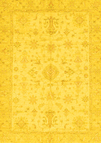 Oriental Yellow Traditional Rug, abs3954yw