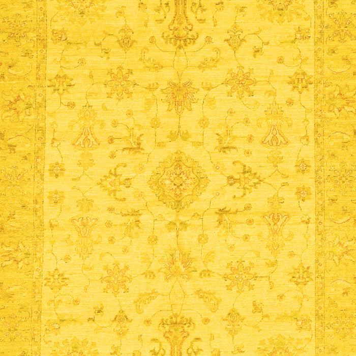 Oriental Yellow Traditional Rug, abs3954yw