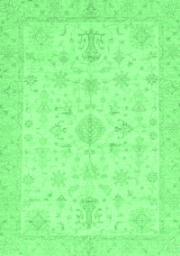 Oriental Emerald Green Traditional Rug, abs3954emgrn