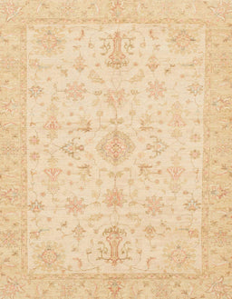 Abstract Brown Gold Oriental Rug, abs3954