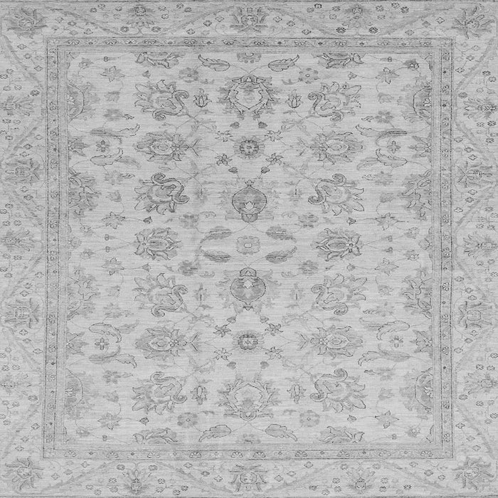 Square Oriental Gray Traditional Rug, abs3955gry
