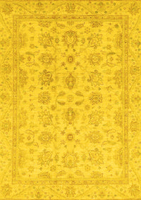 Oriental Yellow Traditional Rug, abs3955yw