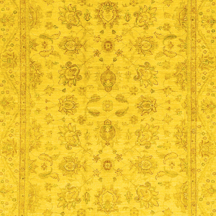 Oriental Yellow Traditional Rug, abs3955yw