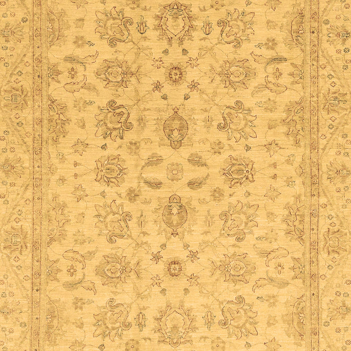 Machine Washable Oriental Brown Traditional Rug, wshabs3955brn