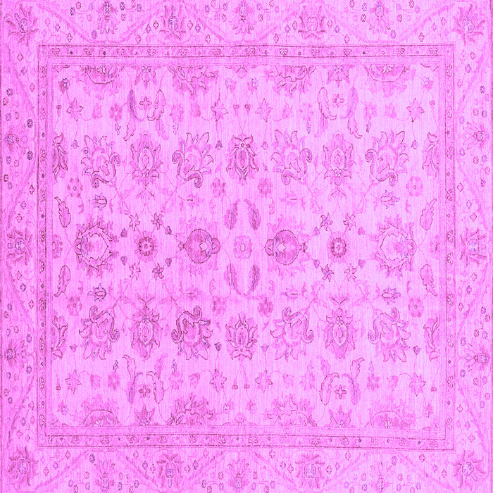 Square Oriental Purple Traditional Rug, abs3955pur