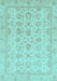 Oriental Light Blue Traditional Rug, abs3955lblu