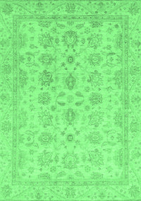 Oriental Emerald Green Traditional Rug, abs3955emgrn