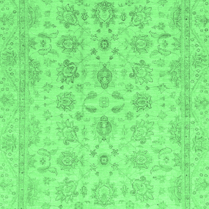 Oriental Emerald Green Traditional Rug, abs3955emgrn